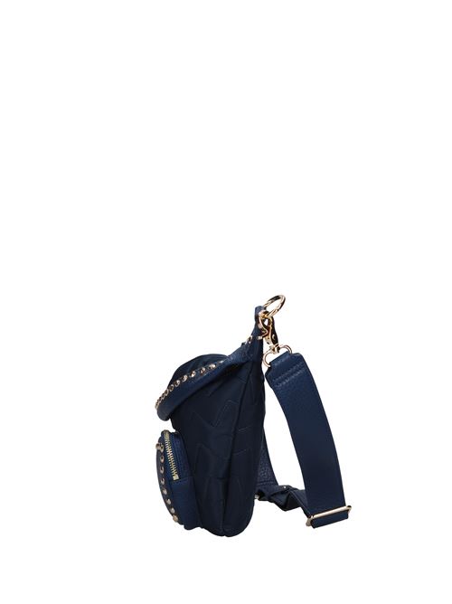 Borsa dark wave in ecopelle e tessuto LA CARRIE | 142M-MB-502-NYSNAVY